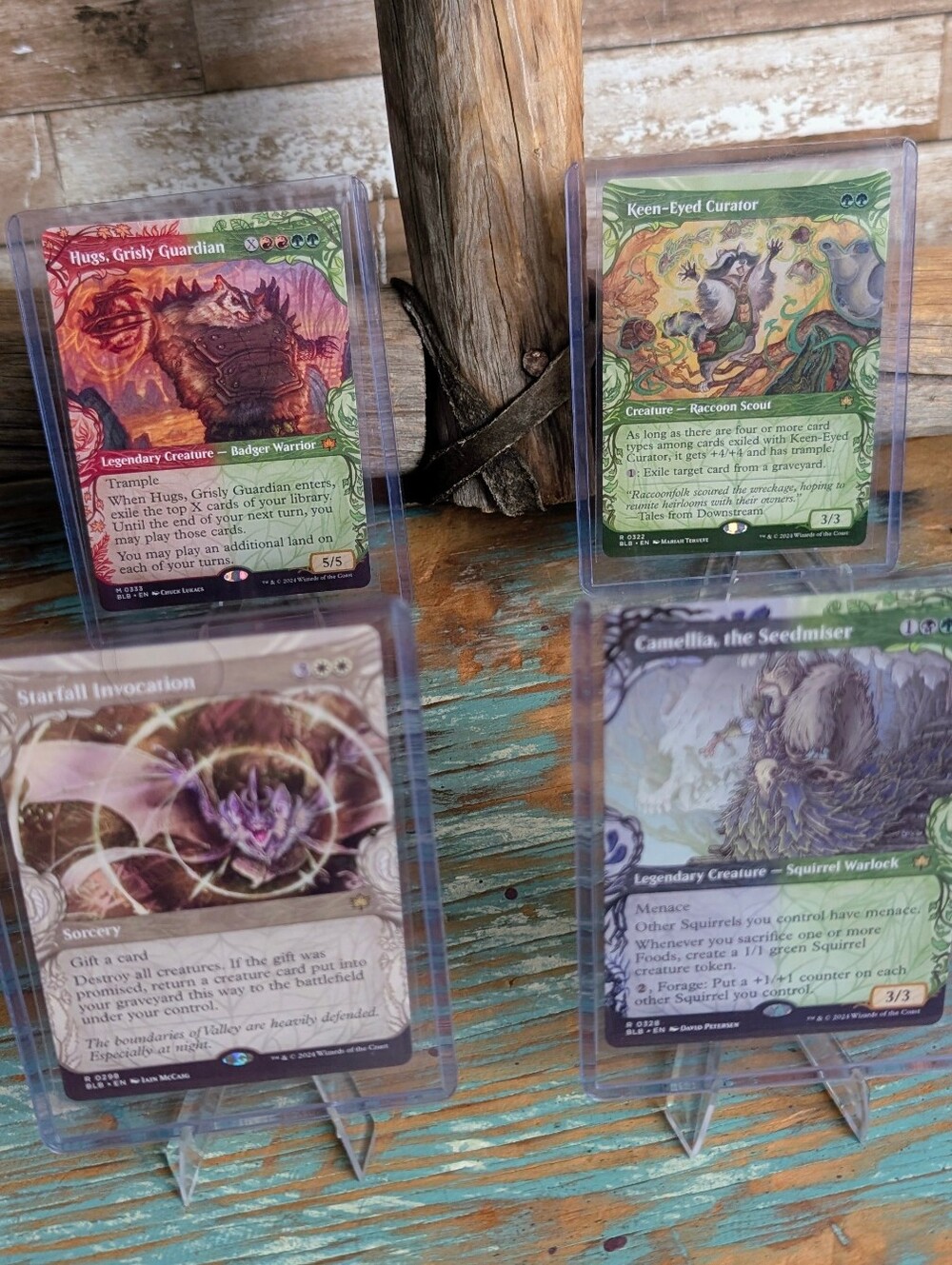 Magic The Gathering Bloomburrow 4 Card Bundle